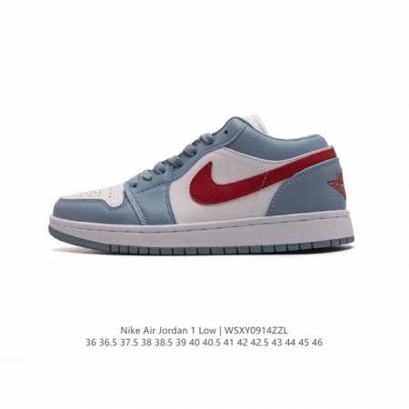 耐克 乔丹air Jordan 1 Low Aj1 乔1 乔丹1代aj1 低帮复古文化休闲运动篮球鞋。从1985 年面世的元年款汲取设计灵感，采用简洁大方的经典 - 点击图像关闭