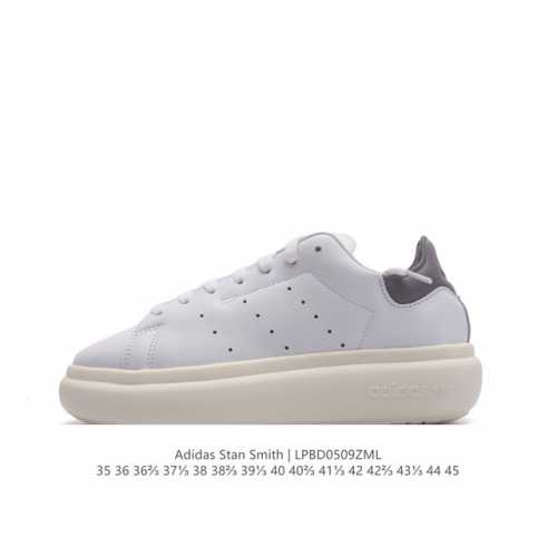 公司级 阿迪达斯 Adidas Originals Stan Smith Pf Shoes 经典厚底运动板鞋小白鞋。这款adidas Stan Smith系列经
