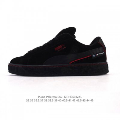 公司级 彪马Puma Palermo Og 防滑耐磨低帮德训板鞋 男女运动鞋，Army Trainer Og休闲鞋沿用德训鞋经典外观 鞋身和鞋舌分别添加了品牌标
