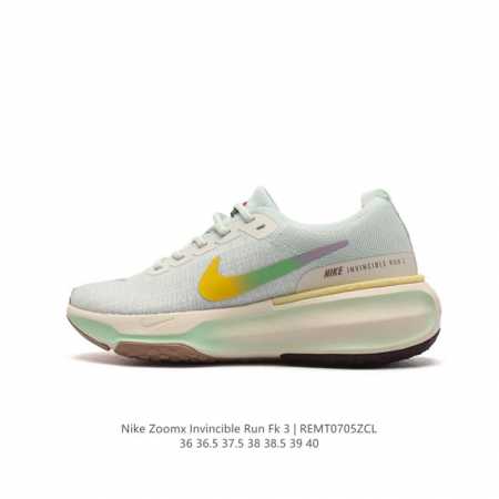 耐克 Nike ZOOMX INVINCIBLE RUN FK 3 机能风格运动鞋 厚底增高老爹鞋。最新一代的invincible 第三代来了！首先鞋面采用的是 - 点击图像关闭
