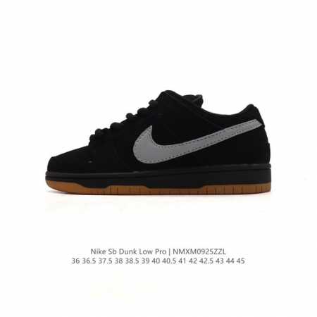 真标 耐克 Nike Sb Dunk Low Pro 男女同款运动鞋复古板鞋，尽情迈步，彰显个性风采。采用柔软皮革鞋面，经久耐穿，塑就如元年款 Dunk 般的复 - 点击图像关闭