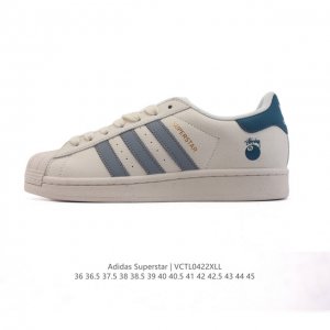 公司级 阿迪达斯 Adidas Superstar 2025年新款鞋子 蛇年新款 经典贝壳头系列 新款休闲板鞋潮流男女士运动鞋 鞋面柔软皮革材质 标志性的贝壳鞋