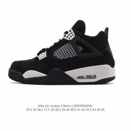 公司级 全头层皮 耐克 Nike Air Jordan 4 Retro Og迈克尔 乔丹Aj4代乔4 低帮复古休闲运动文化篮球鞋。秉承轻量化的速度型篮球鞋设计思 - 点击图像关闭