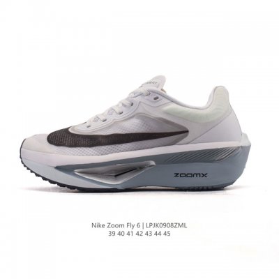 公司级 Nike耐克Zoom Fly 6 马拉松碳板米黑跑步鞋男女同款运动鞋Fn8455-001春新款Zoom Fly 6 prm缓震轻便跑步鞋。这款鞋在继承了