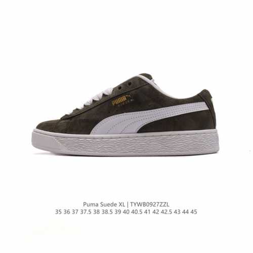 彪马puma Suede Xl 低帮复古轻便透气防滑减震休闲鞋 厚底增高运动板鞋 类型：男女鞋 尺码: 35-45含半码 货号：395777-02 编码：Tyw