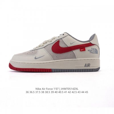 耐克 Nike Air Force 1 '07 Low 空军一号含气垫 低帮百搭 小白鞋 厚底增高休闲运动板鞋 柔软 弹性十足的缓震性能和出色的中底设计 横跨复