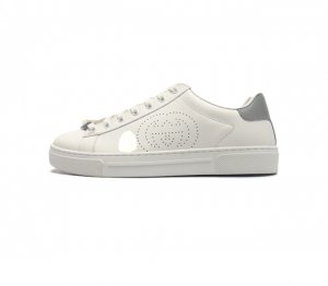 Gucci 古奇 小白鞋 古驰奢侈品男女运动板鞋 休闲鞋子 Gucci Tennis 1977老花鞋 经典耐穿 复古感满满的gucci老花鞋老花满印板鞋 生胶底