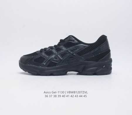 Asics 亚瑟士 新款情侣健步减震复古鞋gel-1130 男女时尚透气运动潮流耐磨休闲鞋 选用网眼与皮革相接 复古而富有层次感 网布搭配银色金属感线条 虎爪 - 点击图像关闭