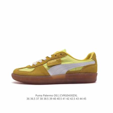 彪马puma Palermo Og 防滑耐磨低帮德训板鞋 男女运动鞋，Army Trainer Og休闲鞋沿用德训鞋经典外观 鞋身和鞋舌分别添加了品牌标志性 L - 点击图像关闭