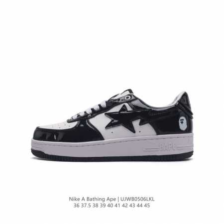 A Bathing Ape 安逸猿 男女运动鞋复古板鞋 升级原楦原纸版数据开发，采用超软皮革鞋面材质，内置全掌air Sole气垫定制联乘，日本里原宿潮流品牌a - 点击图像关闭