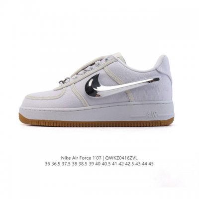 耐克 Nike Air Force 7 Low 2025新年新款 空军一号含气垫 小白鞋 低帮百搭厚底增高休闲运动板鞋。柔软、弹性十足的缓震性能和出色的中底设计
