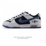 公司级 耐克 Nike Dunk Low Retro 运动鞋复古板鞋 解构绑带 双鞋带 作为 80 年代经典篮球鞋款，起初专为硬木球场打造，后来成为席卷街头的时