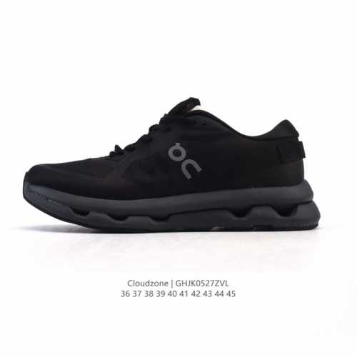 新品 昂跑 On 男女子25新款跑步鞋 Cloudzone 透气支撑缓冲抓地超轻 冰白灰色 On昂跑Cloudzone 2025春夏时尚休闲运动鞋以科幻短片 Z
