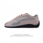 puma Speedca Og 彪马极速赛车系列低帮德训风拼接复古百搭休闲运动赛车鞋 鞋款从80、90年代赛车手所穿的防火赛车鞋为原型，鞋身线条模仿了赛车的流线