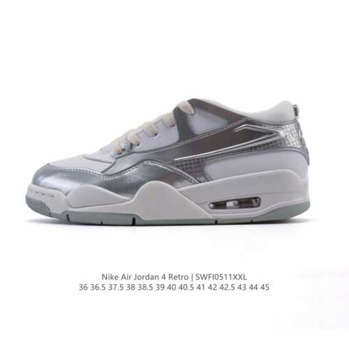 公司级 耐克 Nike Air Jordan 4 Retro Og迈克尔 乔丹Aj4代乔4 低帮复古休闲运动文化篮球鞋。秉承轻量化的速度型篮球鞋设计思想完成设计