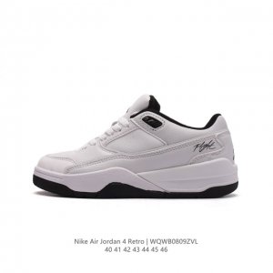 耐克 Nike Air Jordan 4 Retro Og迈克尔 乔丹aj4代乔4 低帮复古休闲运动文化篮球鞋。秉承轻量化的速度型篮球鞋设计思想完成设计，降低重