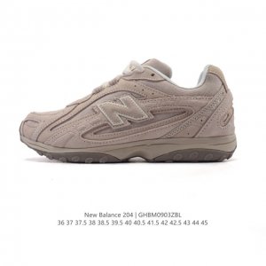 新品公司级 新百伦 2025年新款 New Balance 204L 2025年夏季登场：复古薄底鞋重塑都市运动美学时尚运动跑步鞋，以复古薄底设计与室内足球鞋灵