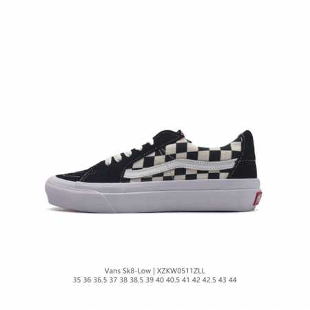 万斯 Vans Sk8-Low 经典款 小红书爆款低帮休闲帆布硫化板鞋 工艺：硫化1:1 重量1:1、真标、原钢印、材质标、鞋型标、合格证 尺码：35 36 3 - 点击图像关闭