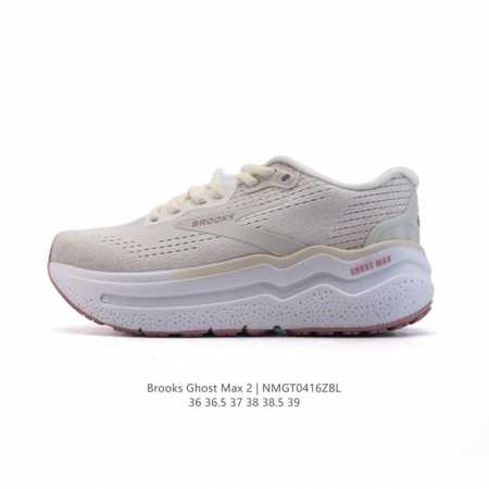 新品公司级 布鲁克斯女子Ghost Max 2幽灵缓震跑鞋，双层缓震加上升级的Dna Loft V3注氮科技，软弹得就像踩在棉花上，但又不是那种卸力的软，回弹也 - 点击图像关闭