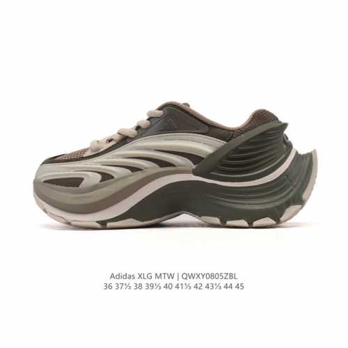 公司级 阿迪达斯 Adidas Xlg Mtw系列 舒适 织物防滑耐磨 低帮跑步鞋 男女同款休闲跑步鞋限定配色 设计感炸裂，巴黎世家最强平替#阿迪达斯Fos系列