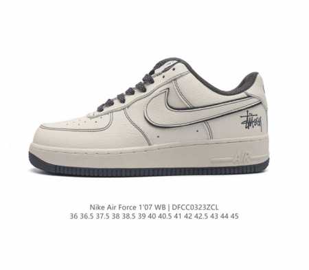 耐克 Nike Air Force 1 07 空军一号 Af 1 低帮 厚底增高百搭 休闲运动板鞋 柔软 弹性十足的缓震性能和出色的中底设计 横跨复古与现代的外 - 点击图像关闭