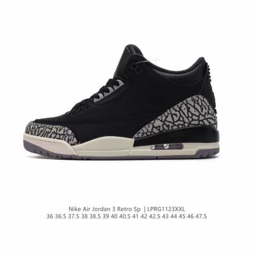 公司级 耐克 乔丹 Aj3 耐克 Nike Air Jordan 3 Retro Se 乔3 复刻篮球鞋 乔丹3代 三代 男女子运动鞋，作为 Aj 系列中广受认