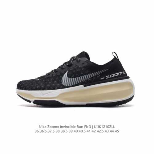 耐克 Nike Zoomx Invincible Run Fk 3 机能风格运动鞋 厚底增高老爹鞋。最新一代的invincible 第三代来了！首先鞋面采用的是