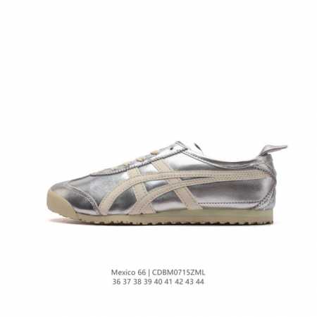 头层皮 Asics 亚瑟士 男女鞋真标半码制 日产经典老牌-鬼塚虎 Onitsuka Tiger Mexico 66经典墨西哥系列复古经典百搭板鞋休闲运动鞋慢跑 - 点击图像关闭