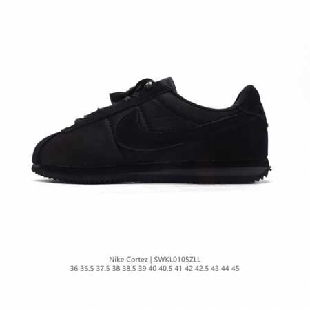新款 耐克 Nk Classic Cortez Leather 阿甘复古初代皮革运动慢跑鞋。Nike Classic Cortez 鞋款是 Nike 元年款跑步 - 点击图像关闭