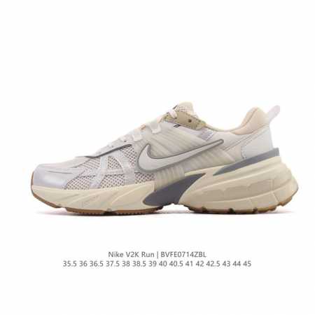 公司级 Nike 耐克 V2K Run 减震防滑 复古低帮运动跑步鞋 超火复古跑鞋，采用太空革组合呼吸网眼布鞋面材质，搭载正确4层组合底模，嵌入Tpu加固稳定模 - 点击图像关闭