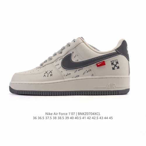公司级 Af1耐克 Nike Air Force 1 ‘07 Low 空军一号 小白鞋 厚底增高百搭运动板鞋 原楦头原纸板 打造纯正空军版型，专注外贸渠道 全掌