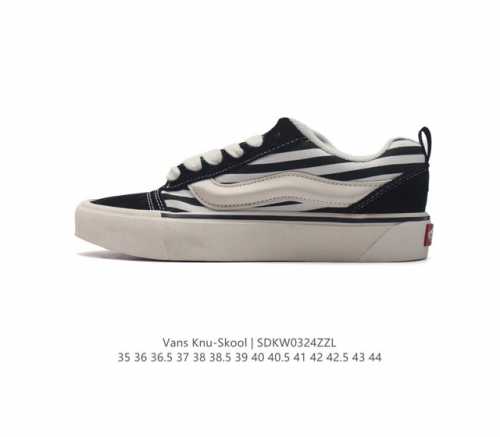 万斯 Vans Knu-Skool Vr3 Lx 面包鞋 坎普尔 茱利安系列低帮复古硫化休闲运动板鞋 肥胖版大logo 要说整个2023年最为热门的鞋型之一 面