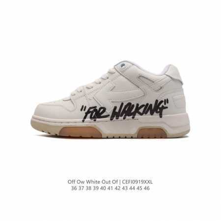 公司级 当红美潮,设计师独立品牌off-White C O Virgil Abloh Out Of Office Low-Top Leather Ow联名 箭头 - 点击图像关闭
