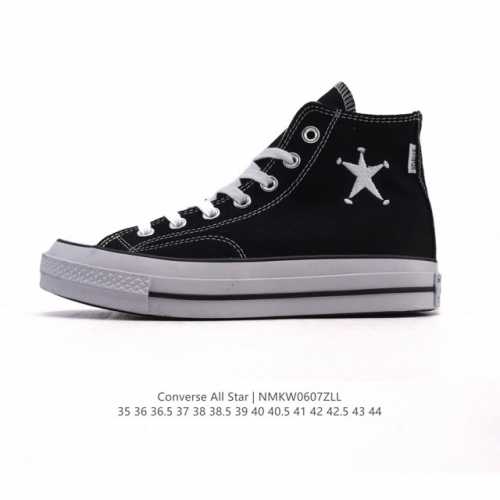 Converse All Star 高帮男女士运动鞋 一星匡威全明星复古 休闲百搭板鞋 经典透气帆布面慢跑鞋。这个系列是匡威最古老的系列了。是匡威品牌公司 8年