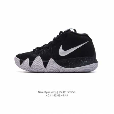 耐克Nike Kyrie Low 4 Ep 欧文4代低帮男子实战篮球鞋 鞋身轮廓延续欧文一贯的犀利造型，鞋面采用轻质网面搭配皮革呈现，兼顾轻质透气与支撑包裹。上 - 点击图像关闭