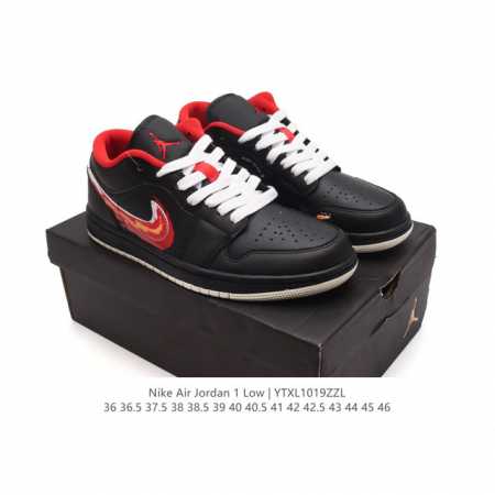 耐克 乔丹Air Jordan 1 Low AJ1 乔1 乔丹1代aj1 低帮复古文化休闲运动篮球鞋。从1985 年面世的元年款汲取设计灵感，采用简洁大方的经典 - 点击图像关闭