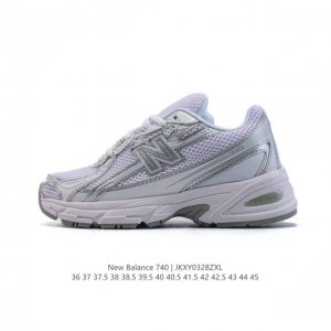 160 new Balance Mr740 Nb新百伦系列复古老爹风休闲运动慢跑鞋。采用轻质牛剖革拼接透气网眼衬垫织物鞋面材质 T-Beam大底提供足步弓支撑