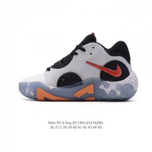 公司级 耐克 Nike Pg 6 Ep 保罗6代 男女士篮球运动鞋 首发尝鲜版本 支持轻实战，这款签名pg6Ep 篮球鞋采用柔软材料，轻盈舒适，带来出众支撑与缓