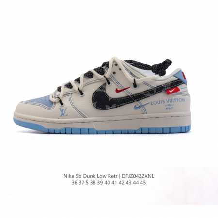 公司级 耐克 Nike Dunk Low Retro 运动鞋复古板鞋2025年新款 解构绑带 双鞋带，作为 80 年代经典篮球鞋款，起初专为硬木球场打造，后来成 - 点击图像关闭