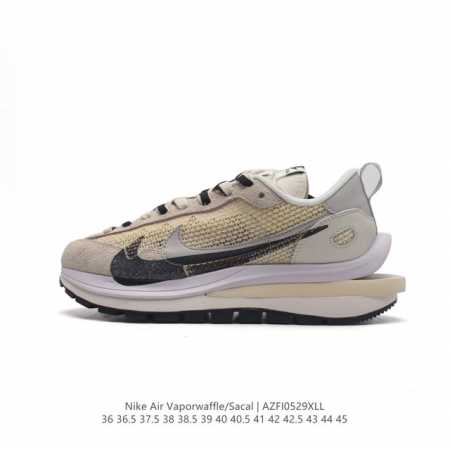 耐克 Nike 耐克双勾swoosh跑鞋 厚底增高运动鞋。Sacai X Nike Ldwaffle 慢跑鞋 Sacai 将 Nike 经典鞋款 Waffle - 点击图像关闭