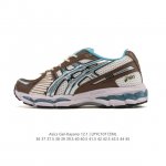 公司级 亚瑟士 Kith X Asics Gel-Kayano 12.1 “Light Sage”运动舒适防滑透气 低帮跑步鞋 厚底增高老爹鞋 该款Asics