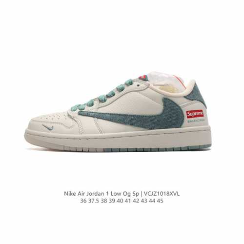 公司级 真标 耐克 Nike Air Jordan 1 Low OG SP Military Blue AJ1乔1 倒勾低帮篮球鞋 AJ1 乔丹1代 aj1 乔