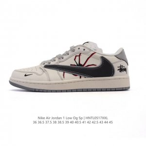 公司级 真标 耐克 Nike Air Jordan 1 Low Og Sp Military Blue Aj1乔1倒勾 2025年新款 蛇年新款 低帮篮球鞋 A