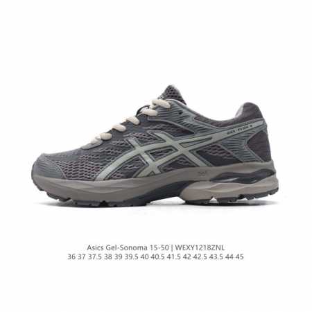 公司级 亚瑟士 Asics Gel-Sonoma 15-50 运动休闲透气专业跑鞋 #原档案据数开发楦型纸版 原装印尼工代进口单丝纤维程工网布鞋面，更贴合脚型和 - 点击图像关闭