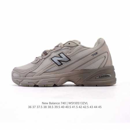 new Balance Mr740 Nb新百伦系列复古老爹风休闲运动慢跑鞋。采用轻质牛剖革拼接透气网眼衬垫织物鞋面材质 T-Beam大底提供足步弓支撑 保持步态 - 点击图像关闭