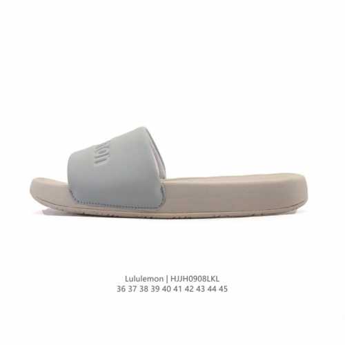 Lululemon.Restfeeltm 露露乐檬休闲运动拖鞋 一字拖 沙滩凉拖鞋 让运动后的双脚得到更好的休憩 伴你轻松开启精彩行程。拖鞋尺码标准 可满足大多