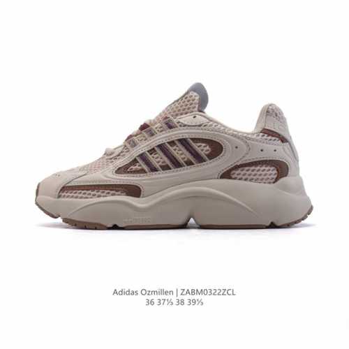 170 【真标】Adidas Originals阿迪达斯三叶草官方 Ozmillen Shoes 女经典运动鞋 复古 拼色男女低帮缓震运动跑鞋 Oz米伦坏痞兔复
