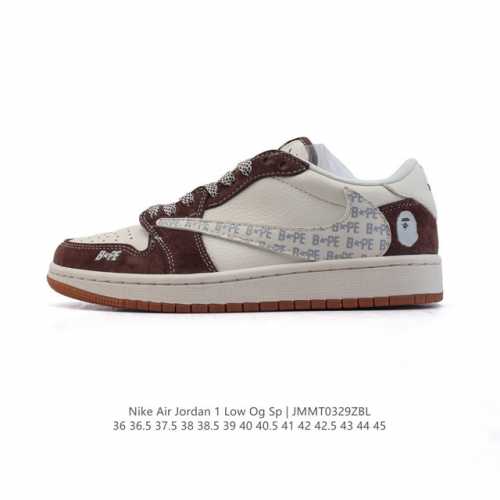真标 耐克 Nike Air Jordan 1 Low Og Sp Military Blue Aj1乔1倒勾 2025年新款 蛇年新款 低帮篮球鞋 Aj1 乔