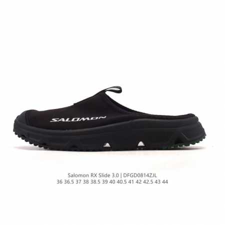 新品公司级 Salomon Rx Slide 3.0：缓震与透气设计透气轻量减震休闲运动恢复拖鞋 沙滩拖鞋 包头凉拖鞋 1. 缓震与支撑性 中底科技：采用超大尺 - 点击图像关闭