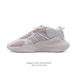 Adidas 泡泡鞋 阿迪达斯三叶草hi-Tail男复古网面经典运动鞋厚底老爹鞋。这款adidas Hi-Tail经典鞋，展现90年代末至21世纪初的时尚风范。